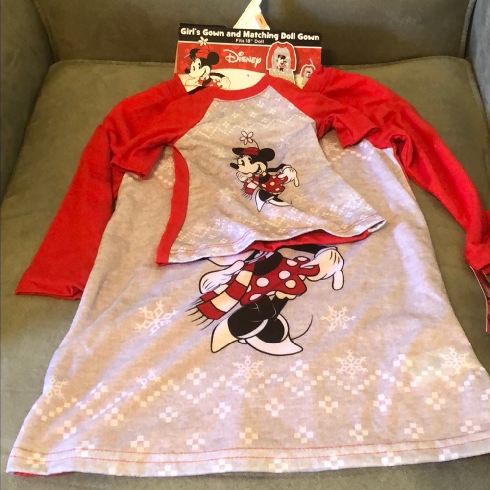 NEW Girl's Gown and Matching Doll Gown